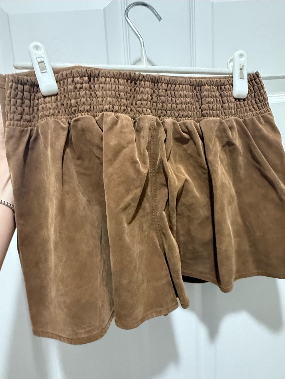 Free People We The Free “Paradise Found” Vegan Suede Skort - Size Large - Picture 2 of 3